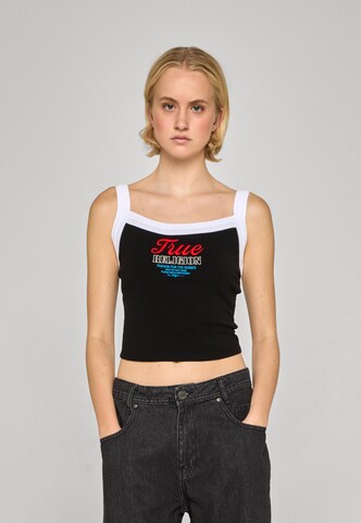 True Religion Top in Schwarz: Vorderseite