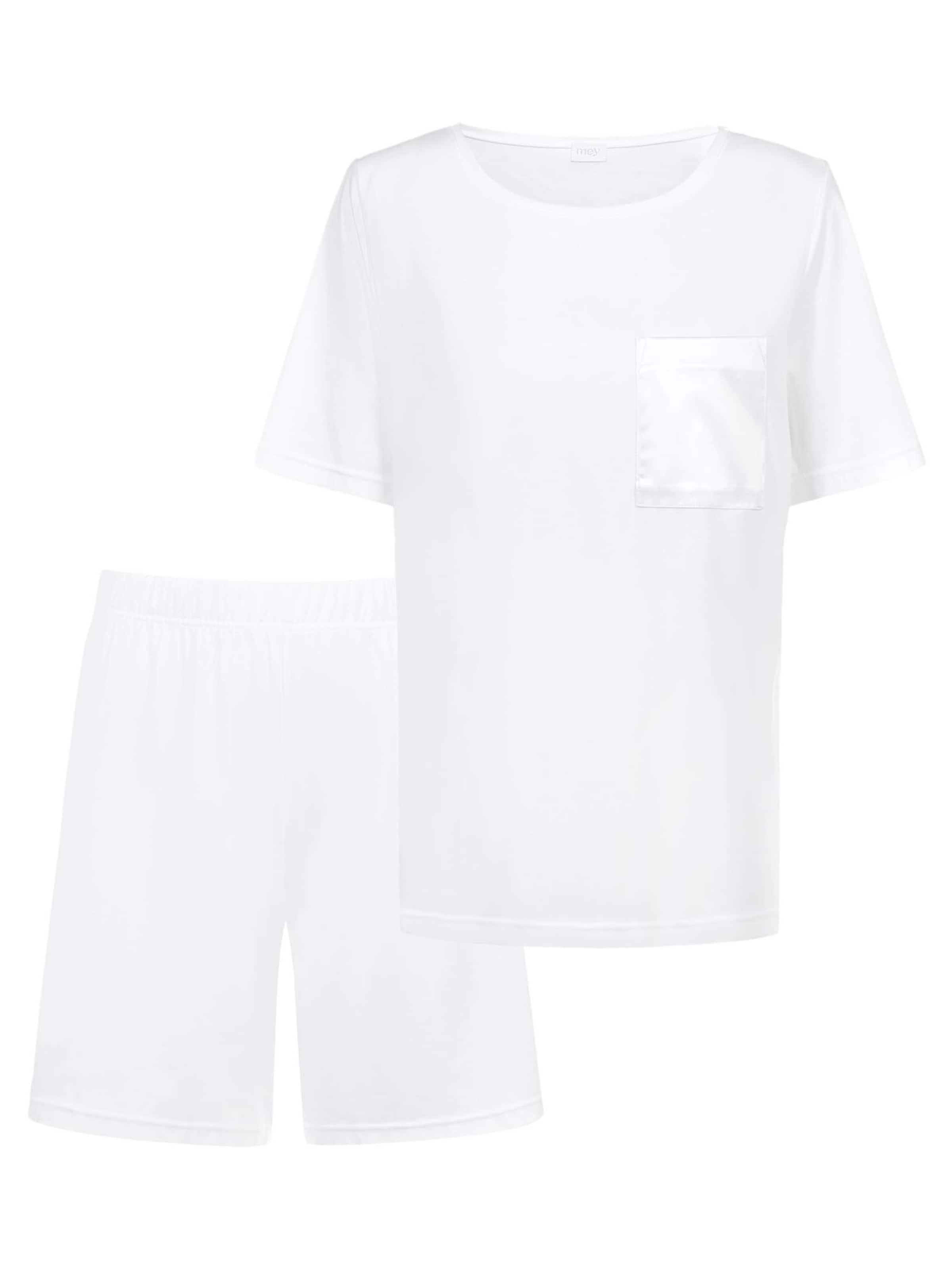 Mey Pajama 'Malea' in White: front