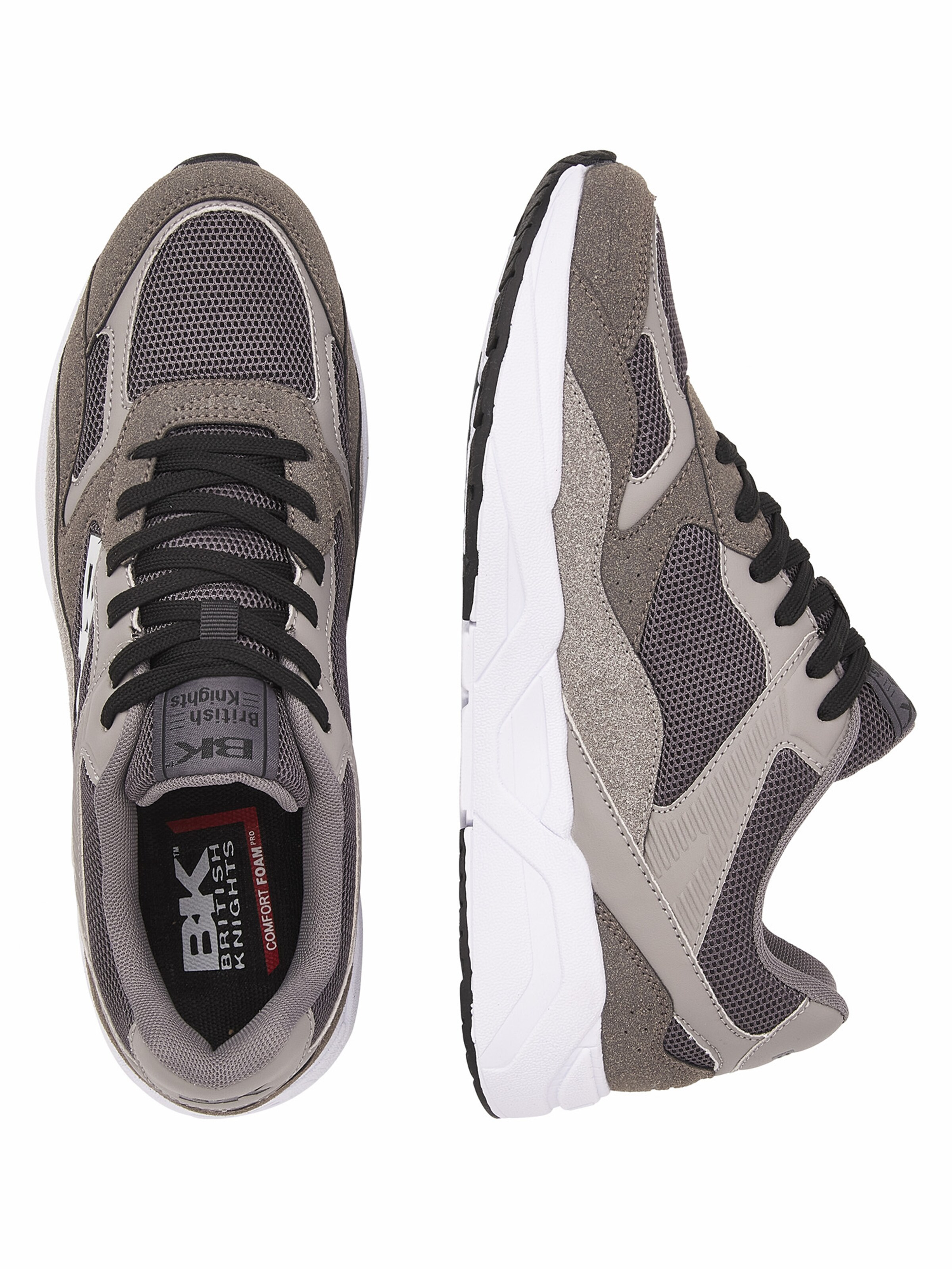 BRITISH KNIGHTS Sneaker low 'VURON' i grå: top