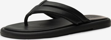 Shoe The Bear T-Bar Sandals 'THONG ' in Black: front