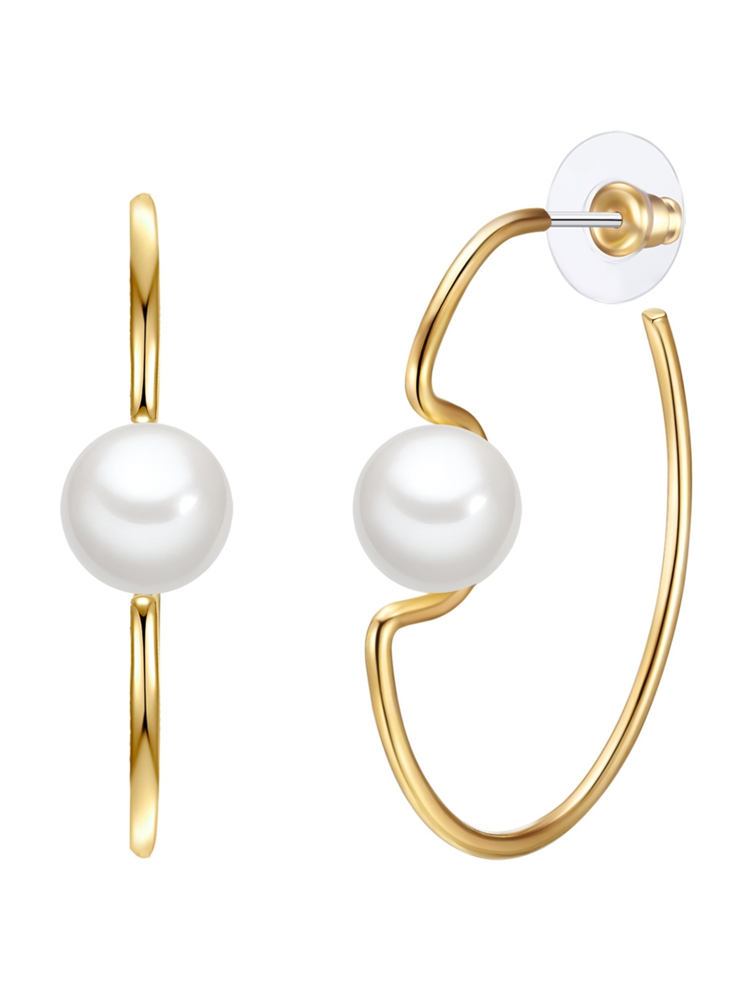 Orecchini di Lulu & Jane in oro: frontale