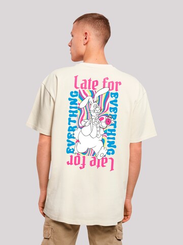 T-Shirt 'Alice im Wunderland Heroes of Childhood' F4NT4STIC en beige