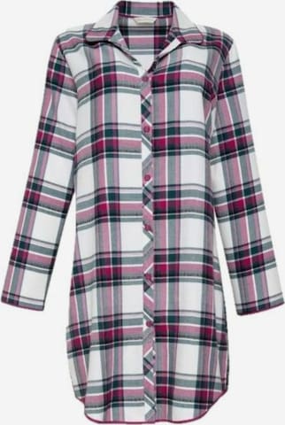 Cyberjammies Nachthemd ' Penny Checks ' in Pink: predná strana