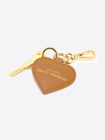 Portachiavi 'Paris Love' di Ateliers Saint Germain in marrone