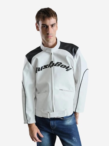 Veste mi-saison Giesto en blanc : devant