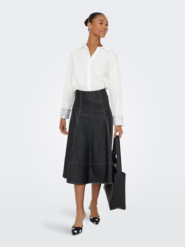 Chemisier 'ONLPANAMA' ONLY en blanc