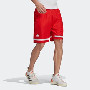 ADIDAS SPORTSWEAR Szabványos Sportnadrágok - piros: elől