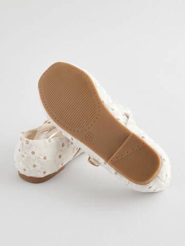 Next Ballerinasko i hvid