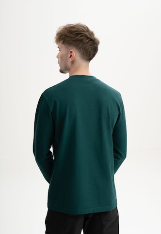 MELA - Camisa 'TEJAS' em verde