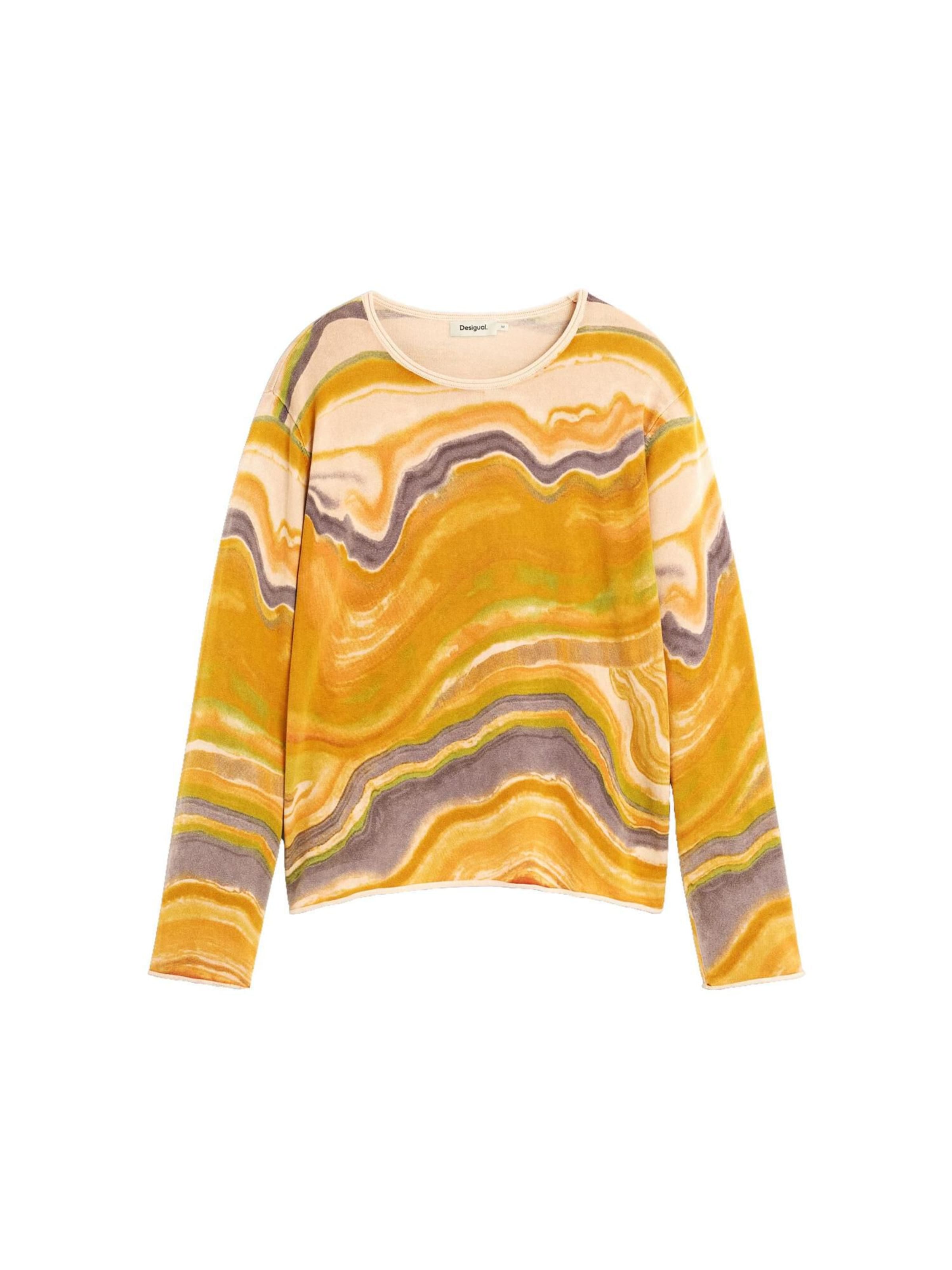 Felpa di Desigual in giallo: frontale
