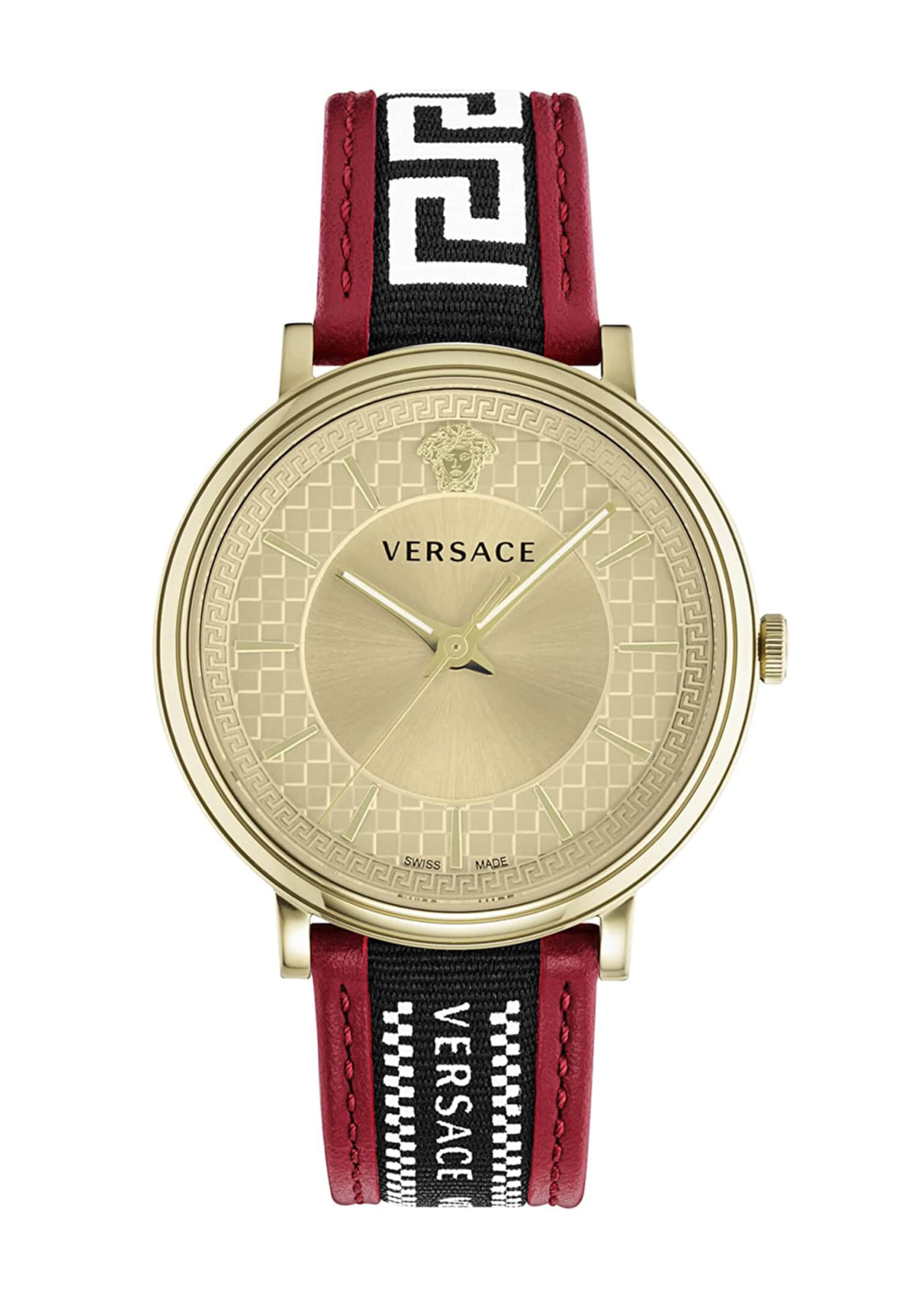 VERSACE Analog watch 'V-CIRCLE' in Gold: front