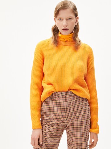 ARMEDANGELS Sweater 'NAARUKO' in Orange: front