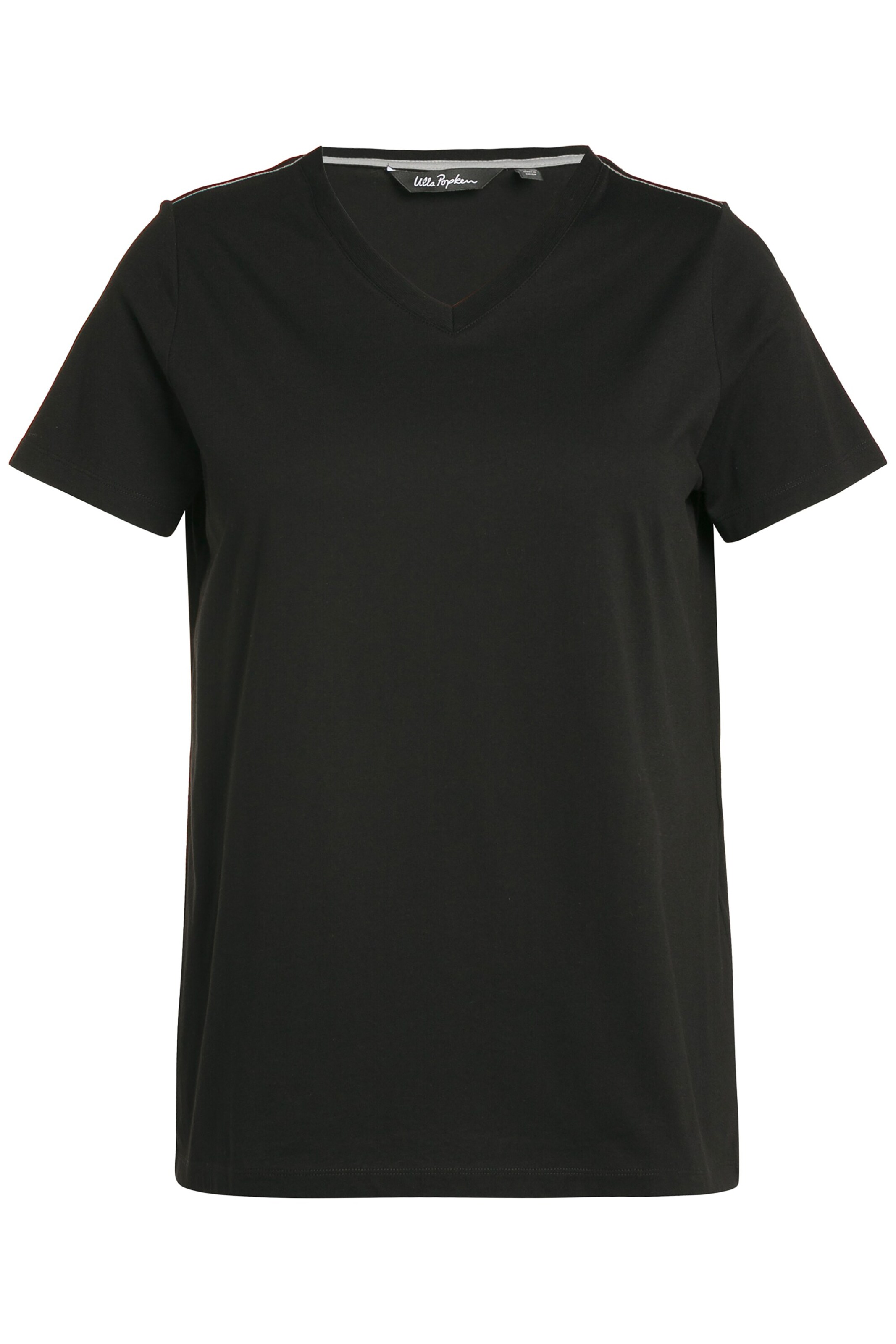 Ulla Popken Shirt in Black: front