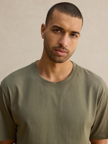 DAN FOX APPAREL Majica 'Cem' | zelena barva