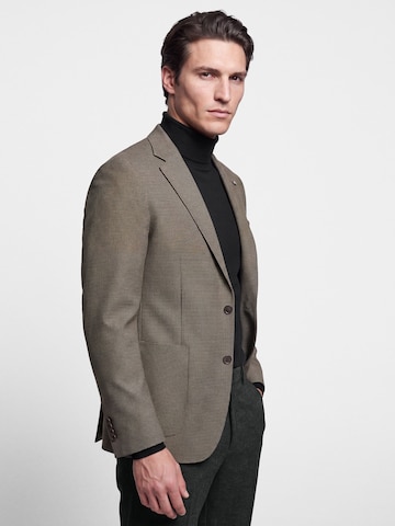 BENVENUTO Regular fit Business-colbert in Bruin: voorkant