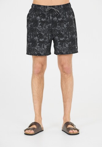 Cruz Badeshorts 'Kasper' in Schwarz: Vorderseite