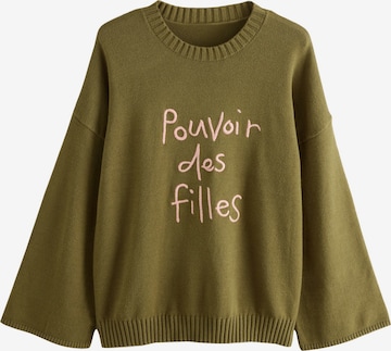 žalia Rockett St George Megztinis 'Pouvoir Des Filles': priekis