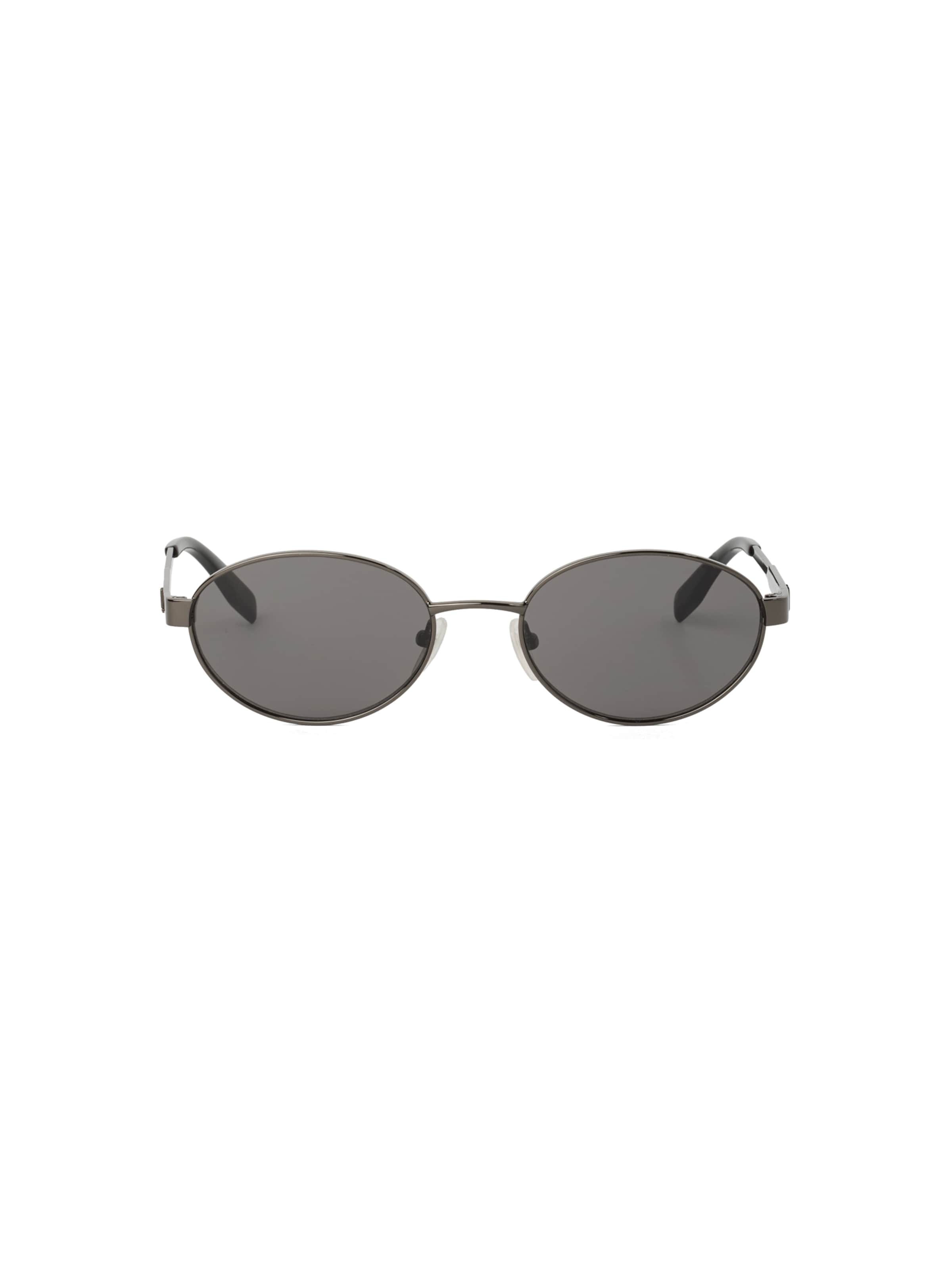 Lunettes de soleil ' MONOGRAM LOGO ' Karl Lagerfeld en argent : devant