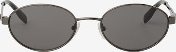 sudrabs Karl Lagerfeld Saulesbrilles ' MONOGRAM LOGO ': no priekšpuses