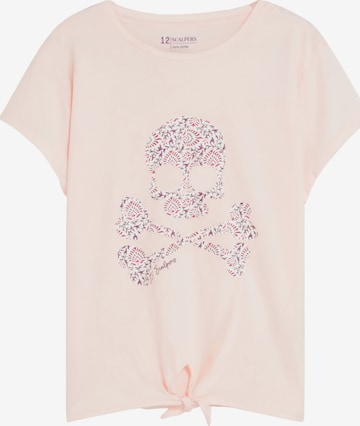 rožinė Scalpers Sportiniai marškinėliai ' ': priekis