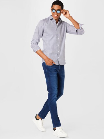 Coupe slim Chemise 'Ethan' SELECTED HOMME en bleu