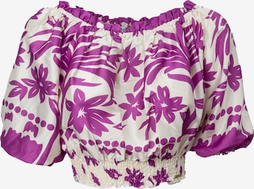 Influencer Toppi värissä lila: etupuoli