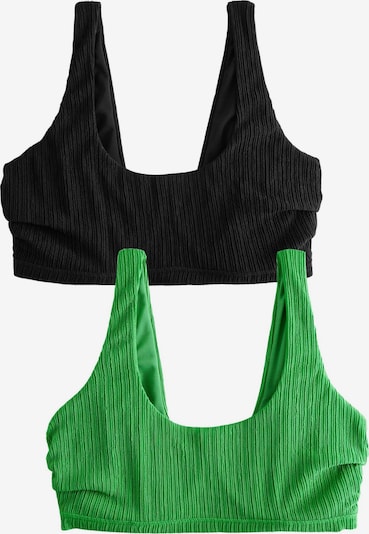 Bikinio viršutinė dalis iš Next, spalva – žalia / juoda, Prekių apžvalga