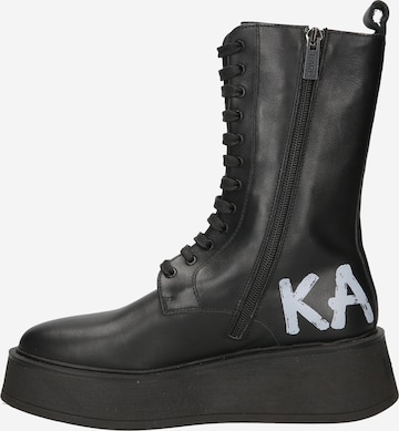 Karl Lagerfeld Lace-up boot 'ZEPHYR' in Black