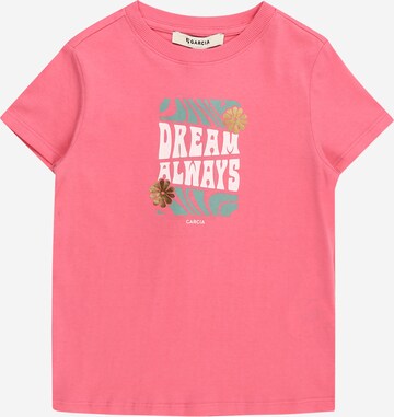 T-Shirt GARCIA en rose : devant