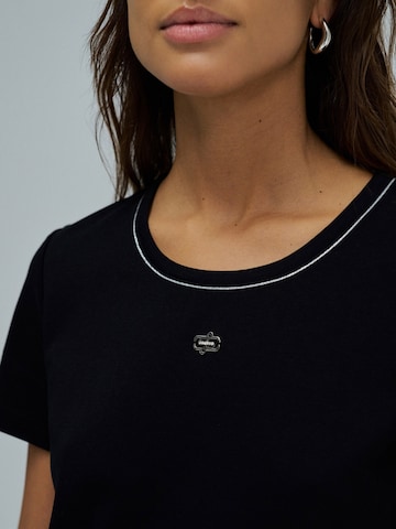 Salsa Jeans T-shirts in Schwarz