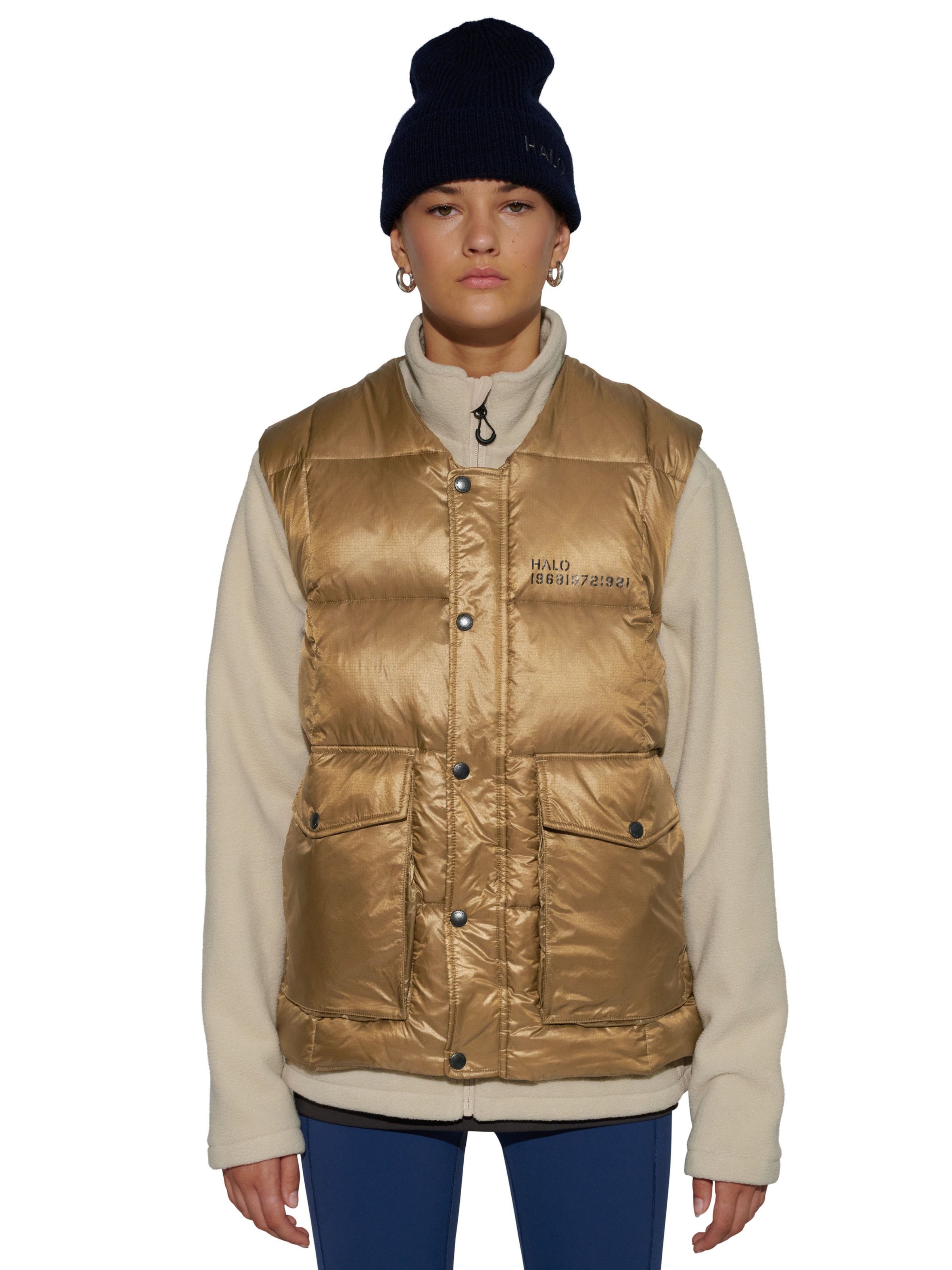 HALO Bodywarmer 'Gilet' in Bruin