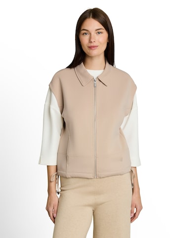 TOM TAILOR Bodywarmer in Beige: voorkant
