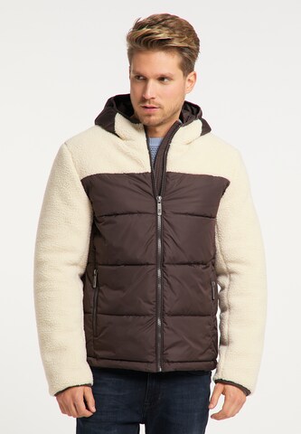 MO Winter Jacket in Brown: front