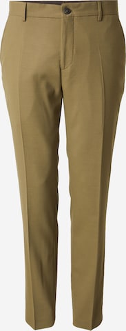 Pantalon à plis 'SLHNeli' SELECTED en vert : devant