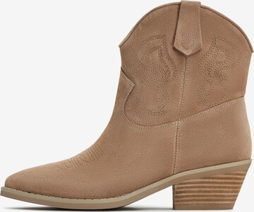 CESARE GASPARI Boots in Beige: front