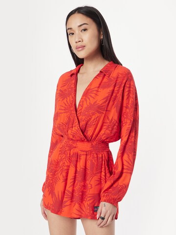 Superdry Jumpsuit in Orange: front