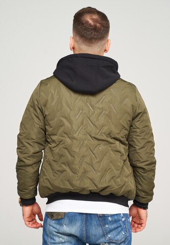 behype Between-Season Jacket 'BHMUS' in Green