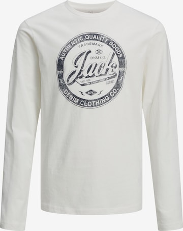 T-Shirt Jack & Jones Junior en blanc : devant