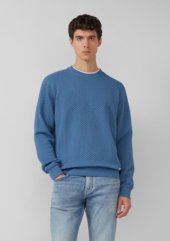 Sweat-shirt s.Oliver en bleu : devant
