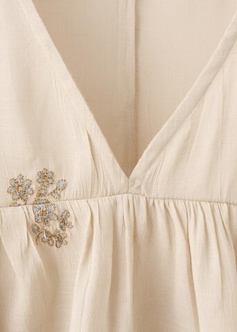 MANGO TEEN Blouse 'Grain' in Beige