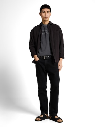 TOM TAILOR Shirt in Grey