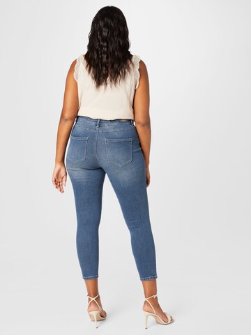 ONLY Curve Skinny Jeans 'MILA' in Blauw
