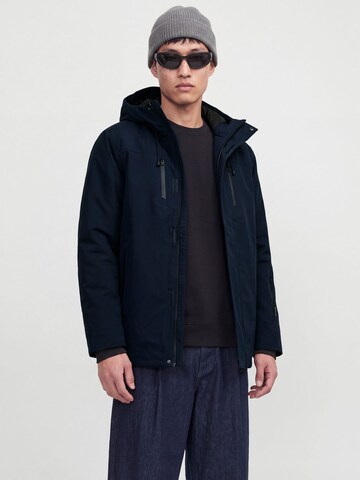 JACK & JONES - Parca de entretiempo en azul: frente