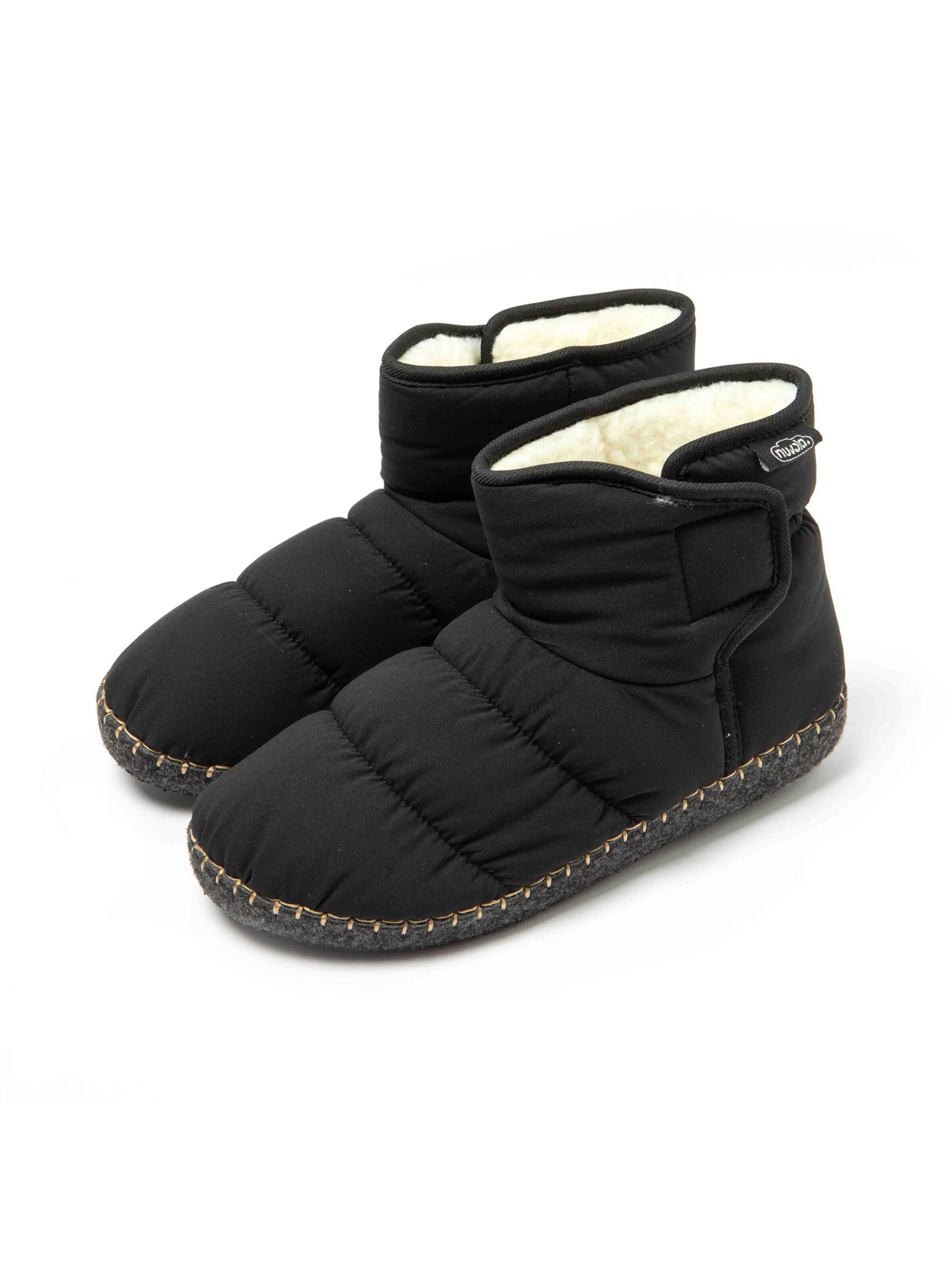 Pantoufle 'Boot Road' Nuvola. en noir