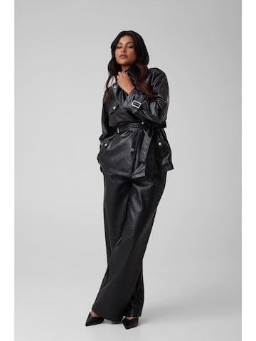 GUESS Between-Seasons Coat in Black: front
