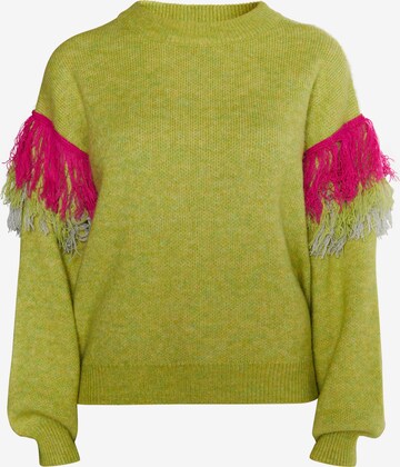 Pull-over IZIA en vert : devant