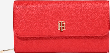 TOMMY HILFIGER Wallet in Red: front