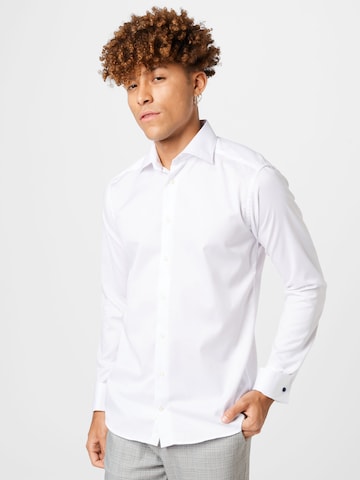 ETON Regular fit Button Up Shirt in White: front