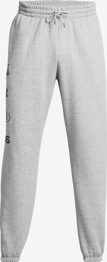 UNDER ARMOUR Workout Pants in mottled grey / Black, Item view
