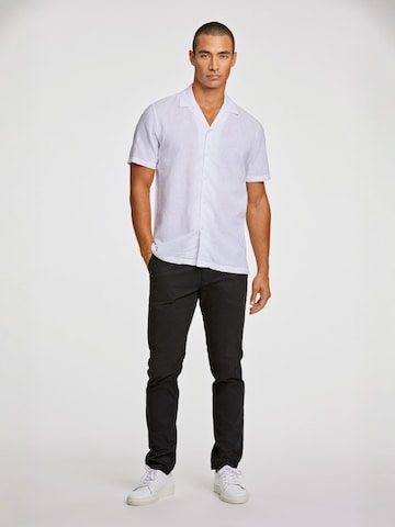 Lindbergh Regular fit Button Up Shirt in White